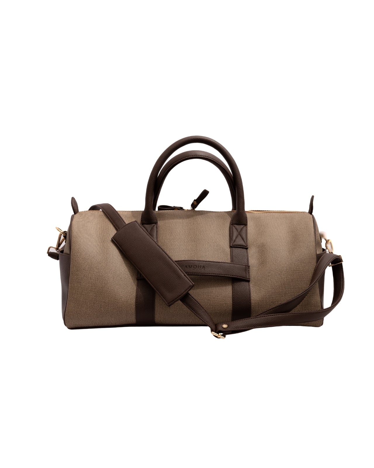 DUFFLE BAG (BROWN STRIPE)