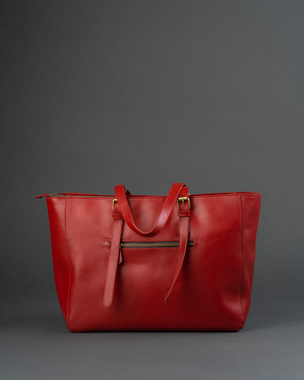 Classic Tote- Scarlet Red