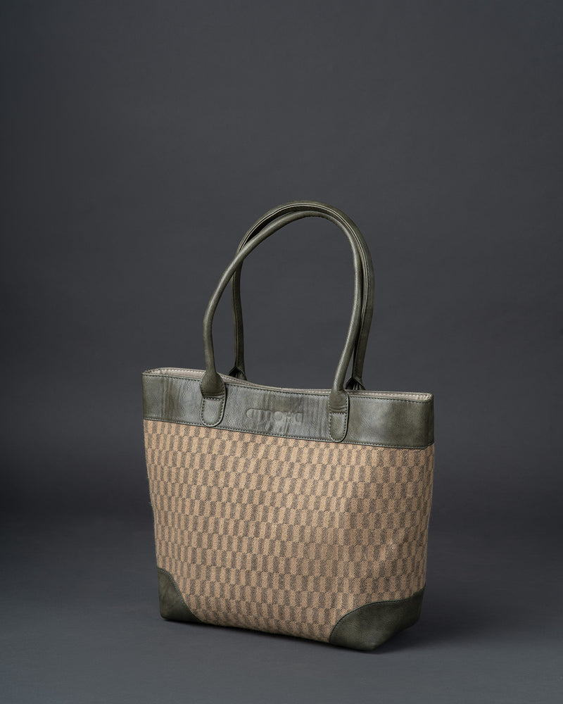 Box Tote - Beige