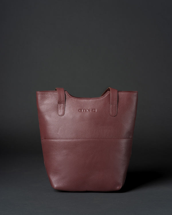 Arch Tote - Burgundy