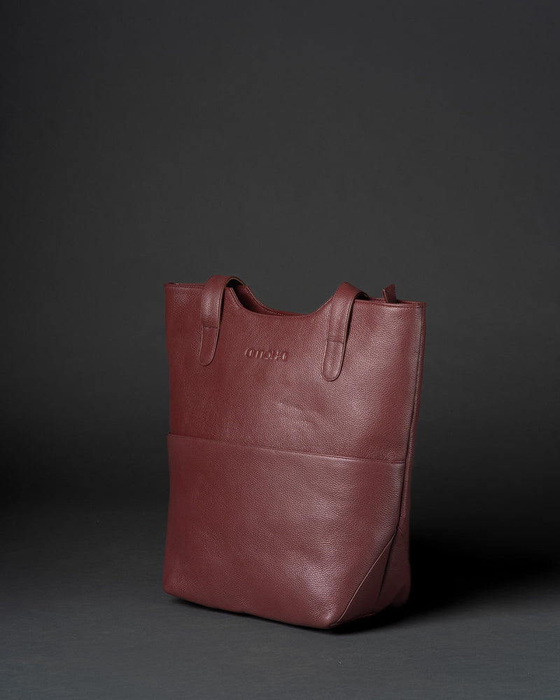 Arch Tote - Burgundy